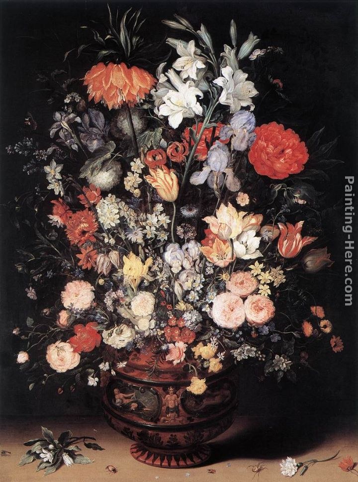 Jan the elder Brueghel Flowers in a Vase